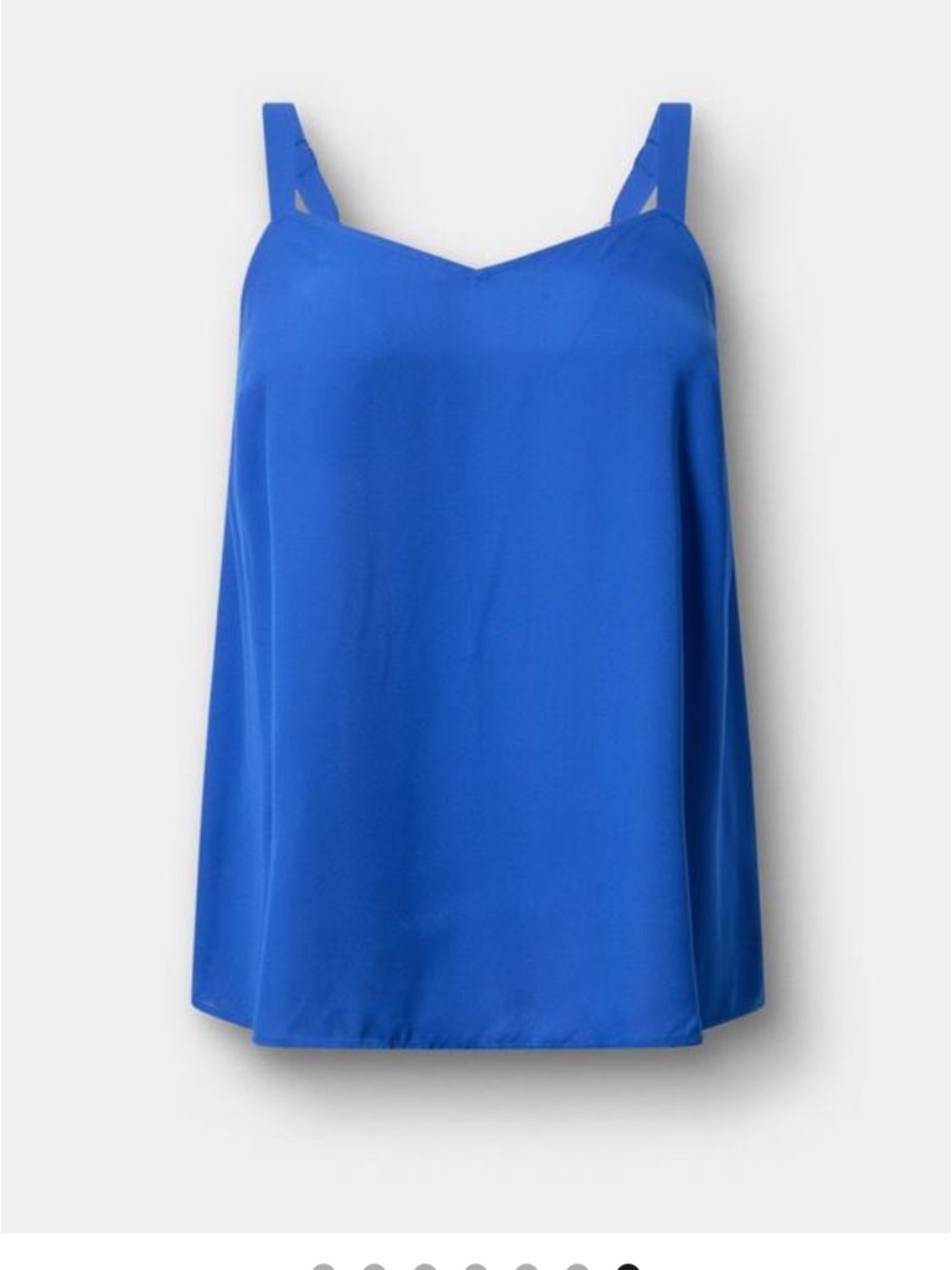 Torrid Sophie Georgette Swing Cami - Size 00 (M/L 10) - Surf The Web Blue - NWT